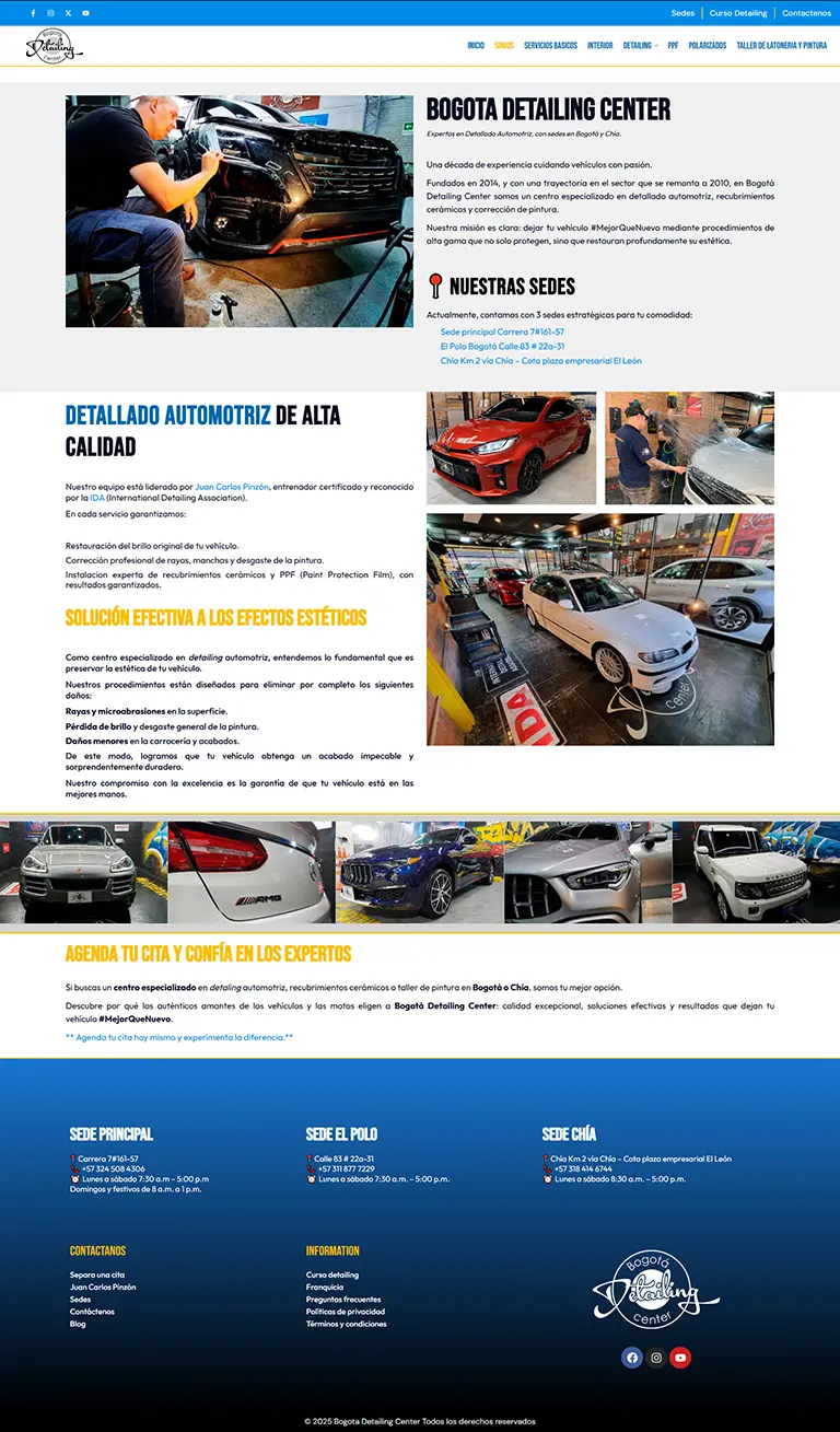 Concepto y diseño de la web