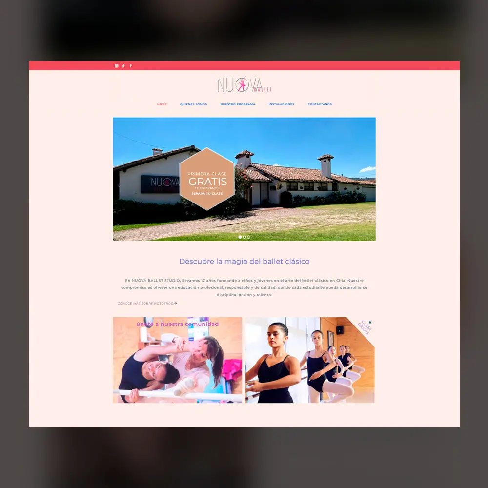 Web Nuova ballet Studio