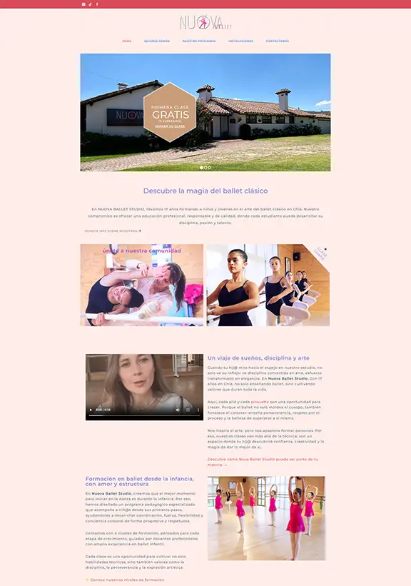 Concepto y diseño de la web