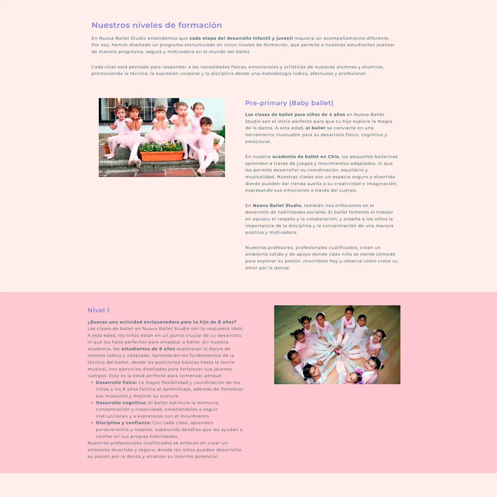Web Nuova ballet Studio